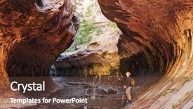  Presentation with panorama from bryce canyon national - Presentation theme having narrows in slot canyon zion background and a  colored foreground