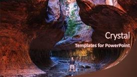  Presentation with utah - Amazing PPT theme having narrows in zion national park backdrop and a wine colored foreground