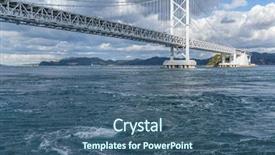  Presentation with sky blue - Slide set featuring naruto - onaruto bridge and whirlpool background and a ocean colored foreground