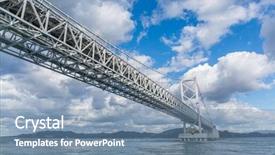  Presentation with clear sunny day rural landscape - Cool new theme with naruto bridge with sunny day backdrop and a seafoam green colored foreground