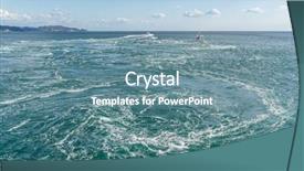  Presentation with buddhism in japan - Colorful presentation theme enhanced with naruto whirlpools in tokushima japan backdrop and a seafoam green colored foreground