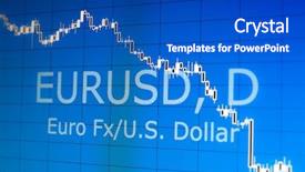  Presentation with air quality index - Cool new presentation design with nasdaq - euro usd index stock charts backdrop and a  colored foreground