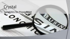  Presentation with magnifying lens over - Presentation consisting of abstract blur passenger in the airport background and a dark gray colored foreground