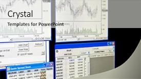  Presentation with nasdaq - Amazing presentation theme having nasdaq - quotes and chart backdrop and a white colored foreground