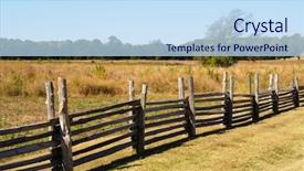  Presentation with nashville - Colorful theme enhanced with nashville - stones river national battlefield fence backdrop and a  colored foreground