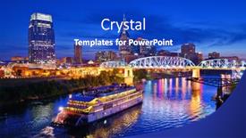  Presentation with riverboat - Audience pleasing presentation consisting of nashville-june-14-general-jackson backdrop and a cobalt blue colored foreground