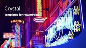  Presentation with nashville - Presentation theme featuring nashville-june-16-honky-tonks background and a black colored foreground