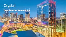  Presentation with tennessee - Slide set with nashville tennessee usa downtown city background and a teal colored foreground