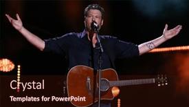  Presentation with nashville - Colorful PPT theme enhanced with nashville-tn-jun-9-country backdrop and a wine colored foreground