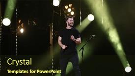  Presentation with country music - Beautiful presentation featuring nashville-tn-jun-9-country backdrop and a wine colored foreground