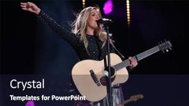  Presentation with nashville - Amazing PPT theme having nashville-tn-june-9-singer backdrop and a wine colored foreground