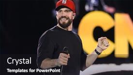  Presentation with nashville - Beautiful slide deck featuring nashville-tn-june-9-singer backdrop and a black colored foreground