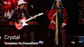  Presentation with country christmas - Audience pleasing presentation theme consisting of nashville-tn-nov-7-recording backdrop and a black colored foreground