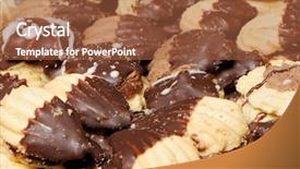  Presentation with cookies - Slides having nat - cookies a close up background and a  colored foreground