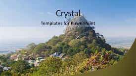  Presentation with summit - Amazing slide deck having nat - famous buddhist temple backdrop and a light blue colored foreground