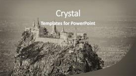  Presentation with pilgrimage - Beautiful slide deck featuring nat - famous buddhist temple backdrop and a gray colored foreground