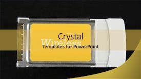  Presentation with laptop wireless - Presentation enhanced with nat - wireless adapter card for laptop background and a yellow colored foreground
