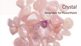  Presentation with pink white - Amazing slide deck having natalicio - pink quartz pile isolated backdrop and a lemonade colored foreground