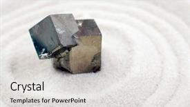  Presentation with white sand - Presentation with natalicio - semiprecious stone in the white background and a  colored foreground