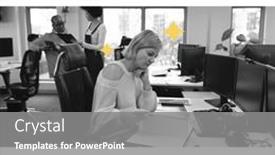  Presentation with professionals - Slides enhanced with national-administrative-professionals-day-text background and a gray colored foreground