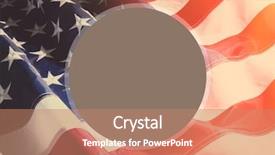  Presentation with national anthem - Amazing theme having national anthem - american flag background with sunlight backdrop and a coral colored foreground