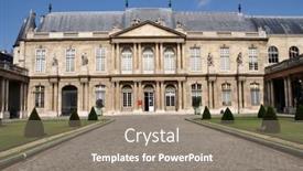  Presentation with archives - Theme enhanced with national-archives-in-paris background and a gray colored foreground