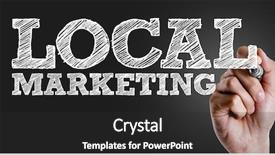  Presentation with marketing - PPT layouts featuring hand writing the text local background and a dark gray colored foreground