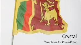  Presentation with sri lanka - Presentation theme consisting of christchurch priory black and white image with moody sky and offset by small branch of tree background and a dark gray colored foreground