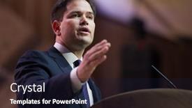  Presentation with political - Audience pleasing PPT theme consisting of national-harbor-md-march-6 backdrop and a wine colored foreground