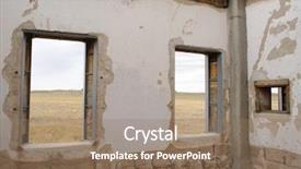  Presentation with indian historic places - Beautiful theme featuring national historic site post hospital backdrop and a coral colored foreground