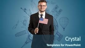  Presentation with elegant - PPT layouts featuring sightseeing concept on the background background and a  colored foreground