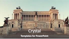  Presentation with rome italy - Audience pleasing slides consisting of national monument to victor emmanuel backdrop and a violet colored foreground