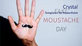  Presentation with palm sunday christian - Presentation featuring national movement - closeup of the palm background and a sky blue colored foreground