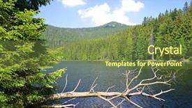  Presentation with national - Presentation with national park bavarian forest germany background and a tawny brown colored foreground