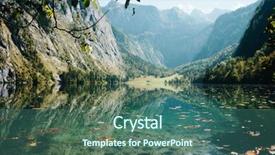  Presentation with autumn blue - Cool new presentation with national park berchtesgadener beautiful teal backdrop and a ocean colored foreground