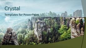  Presentation with work place violence - Audience pleasing PPT theme consisting of national park east germany europe backdrop and a sky blue colored foreground