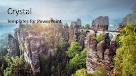  Presentation with world war 2 germany - PPT theme featuring national park east germany europe background and a light blue colored foreground