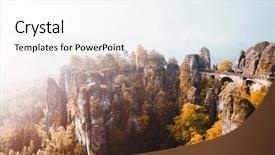  Presentation with german attraction - Slide deck enhanced with national park east germany europe background and a white colored foreground