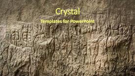  Presentation with petroglyphs - Amazing slide set having national park exposition of petroglyph backdrop and a tawny brown colored foreground