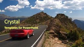  Presentation with tour - PPT theme consisting of national park in colorado usa background and a tawny brown colored foreground