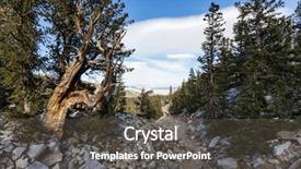  Presentation with trail - Slide deck with national park in northern nevada background and a dark gray colored foreground