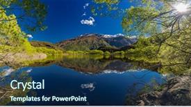  Presentation with rock climbing to top of mountain - PPT layouts with national park near wanaka new background and a navy blue colored foreground