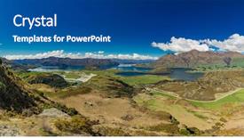  Presentation with diamond - Audience pleasing PPT layouts consisting of national park near wanaka new backdrop and a ocean colored foreground