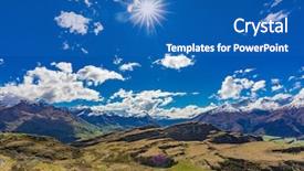  Presentation with diamond - Theme with national park near wanaka new background and a  colored foreground
