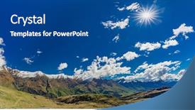  Presentation with rock climbing to top of mountain - Colorful PPT layouts enhanced with national park near wanaka new backdrop and a  colored foreground