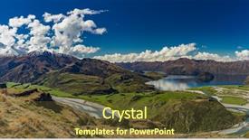  Presentation with rock climbing to top of mountain - PPT layouts featuring national park near wanaka new background and a  colored foreground