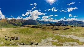  Presentation with rock climbing to top of mountain - Theme enhanced with national park near wanaka new background and a  colored foreground