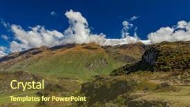  Presentation with rock climbing to top of mountain - Slide deck consisting of national park near wanaka new background and a tawny brown colored foreground