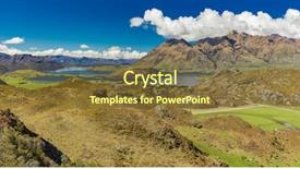  Presentation with mountain lake - Amazing slide deck having national park near wanaka new backdrop and a tawny brown colored foreground