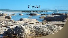  Presentation with landscape - Beautiful PPT layouts featuring national park reserve in quebec backdrop and a light blue colored foreground